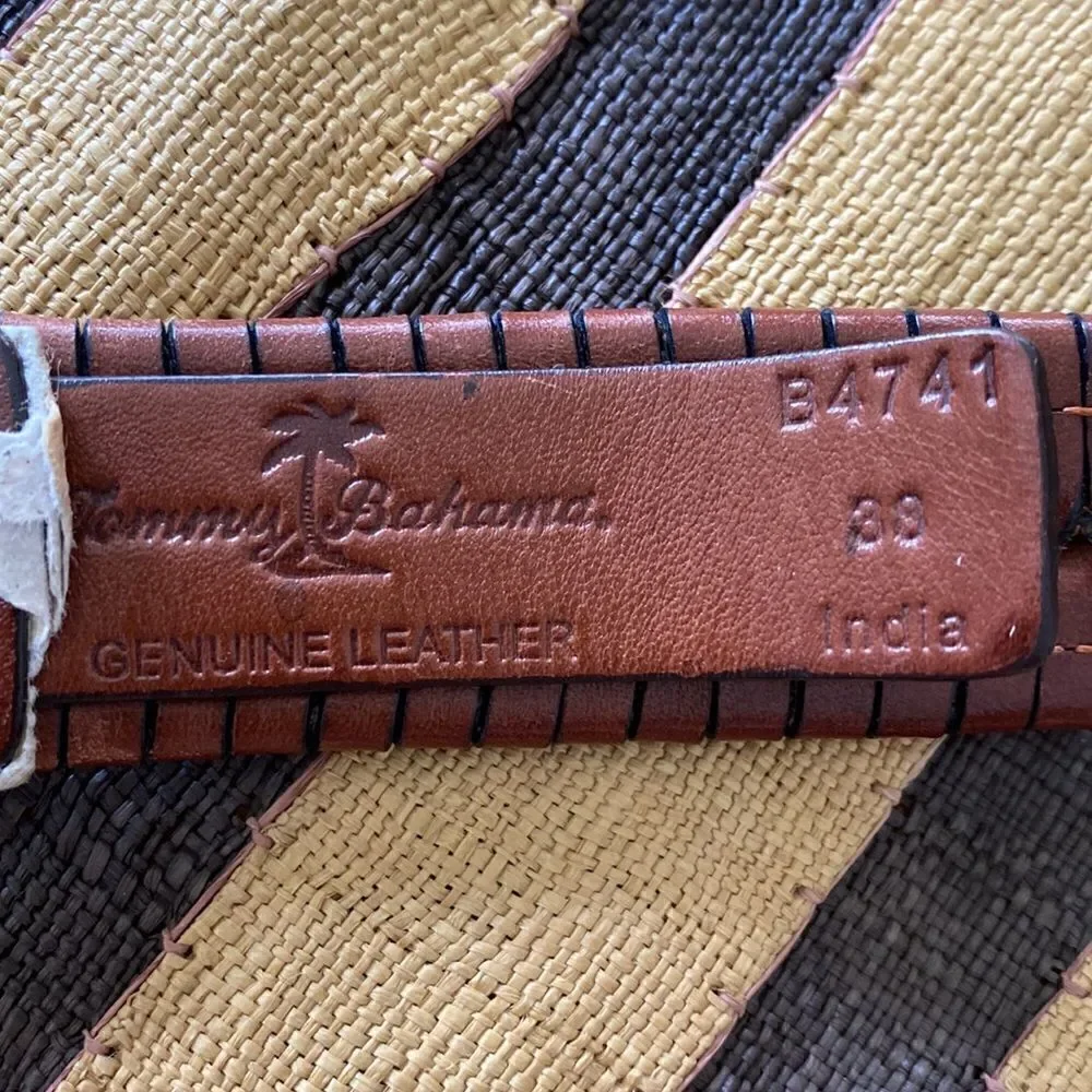 Tommy  Bahama woven leather belt